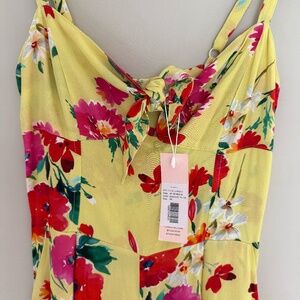 ANTHROPOLOGIE | Yumi Kim | *NWT* Pretty Chic Milan Jumpsuit in Sunnyside Yellow
